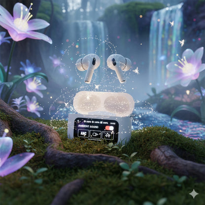 Touch Screen Wireless Earbuds with LED Display & Smart Controls